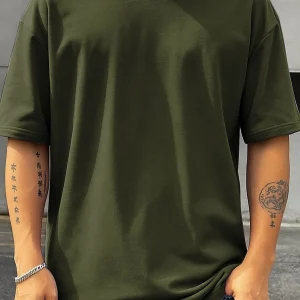 Tripster Men Graphic Print Round Neck Cotton Blend Light Green T-Shirt